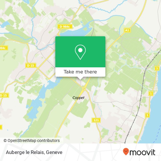 Auberge le Relais, Route de Bogis-Bossey 7 1279 Chavannes-de-Bogis Karte