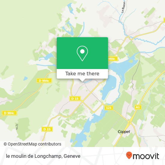 le moulin de Longchamp, 21 Rue de Vigny 01220 Divonne-les-Bains Karte