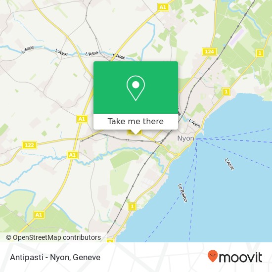 Antipasti - Nyon, Route de Divonne 48 1260 Nyon map