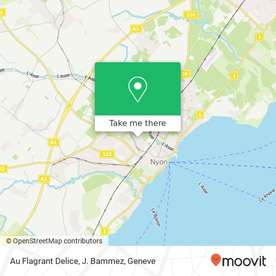 Au Flagrant Delice, J. Bammez, Route de Saint-Cergue 39B 1260 Nyon map
