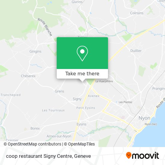 coop restaurant Signy Centre map