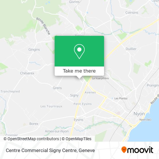 Centre Commercial Signy Centre map