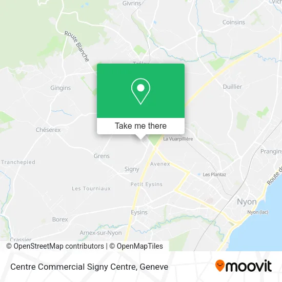 Centre Commercial Signy Centre map