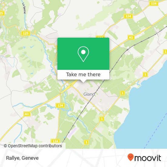 Rallye, Rue du Borgeaud 34 1196 Gland map