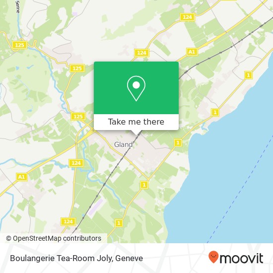 Boulangerie Tea-Room Joly, Chemin du Lavasson 37 1196 Gland Karte