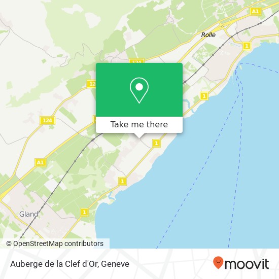 Auberge de la Clef d'Or, Route du Village 26 1195 Bursinel Karte