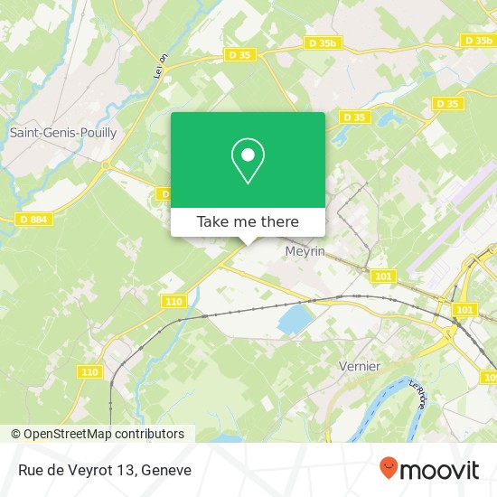 Rue de Veyrot 13 map