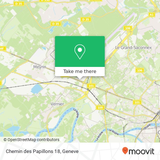 Chemin des Papillons 18 map