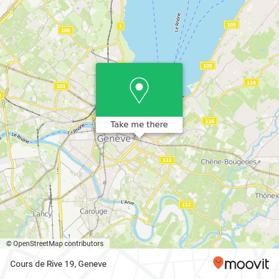 Cours de Rive 19 map