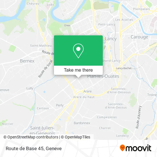 Route de Base 45 map