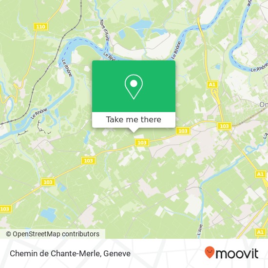 Chemin de Chante-Merle map