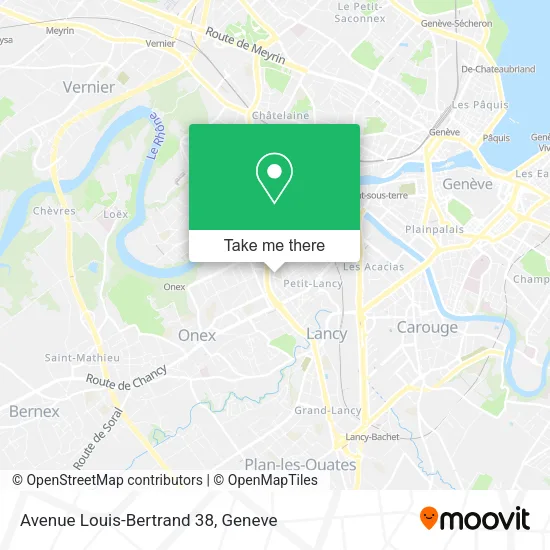 Avenue Louis-Bertrand 38 map