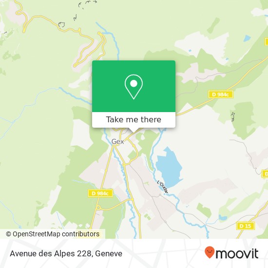Avenue des Alpes 228 map