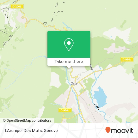 L'Archipel Des Mots map