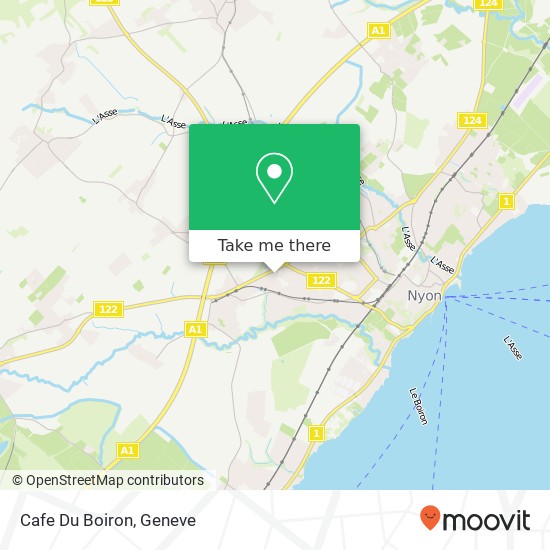 Cafe Du Boiron map