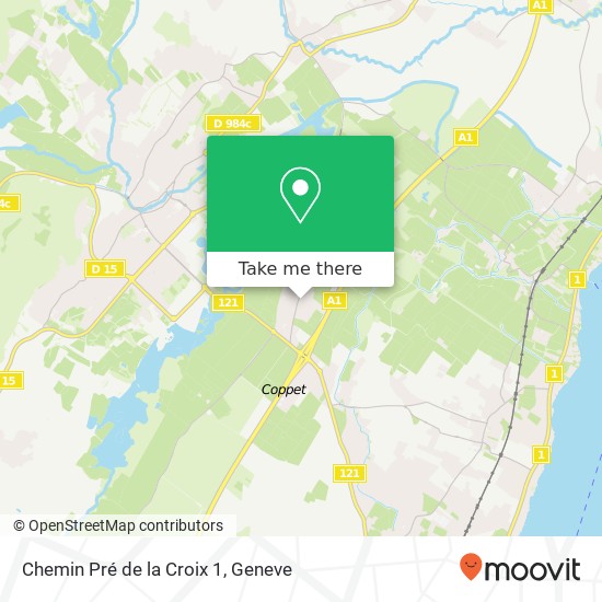 Chemin Pré de la Croix 1 map