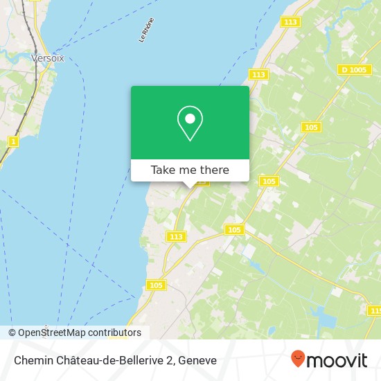 Chemin Château-de-Bellerive 2 map