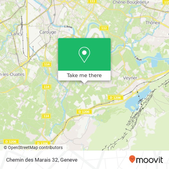Chemin des Marais 32 map