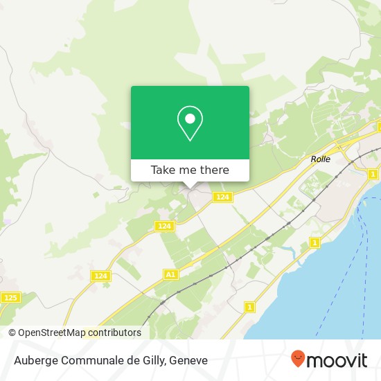 Auberge Communale de Gilly map