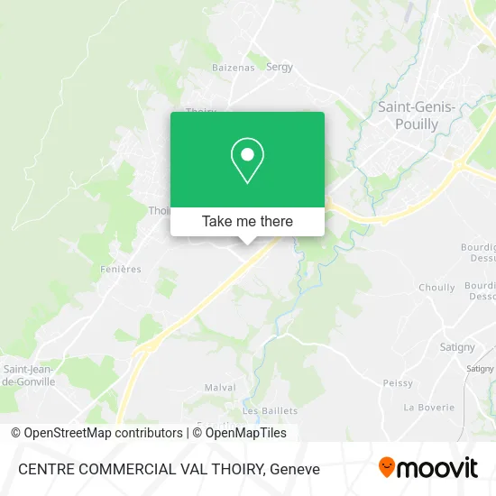 CENTRE COMMERCIAL VAL THOIRY plan
