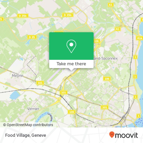 Food Village map