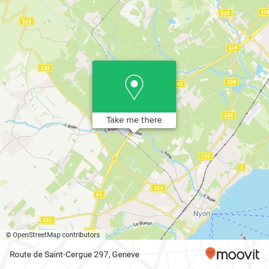 Route de Saint-Cergue 297 map