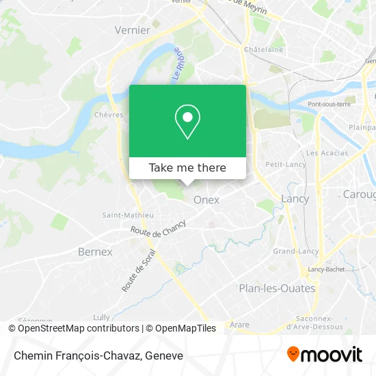 Chemin François-Chavaz map