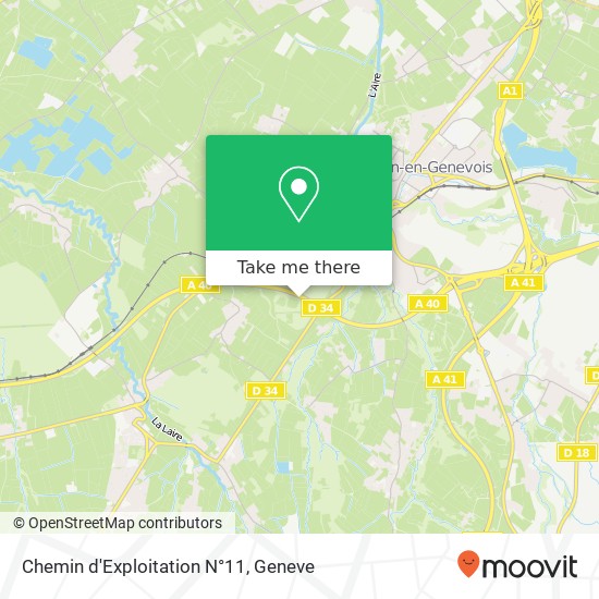 Chemin d'Exploitation N°11 map