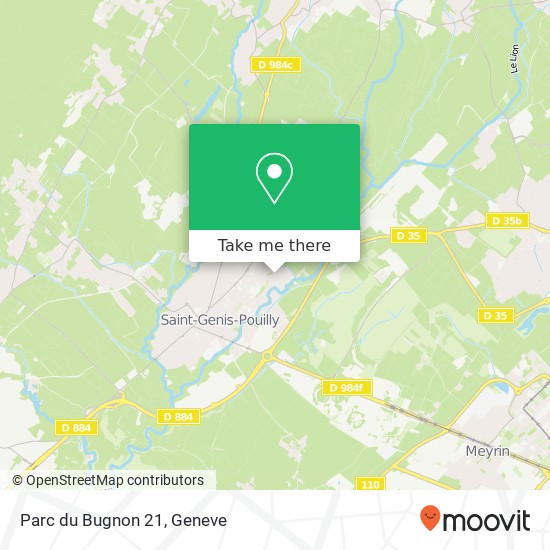 Parc du Bugnon 21 map