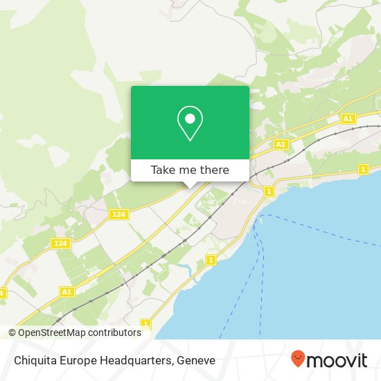 Chiquita Europe Headquarters map
