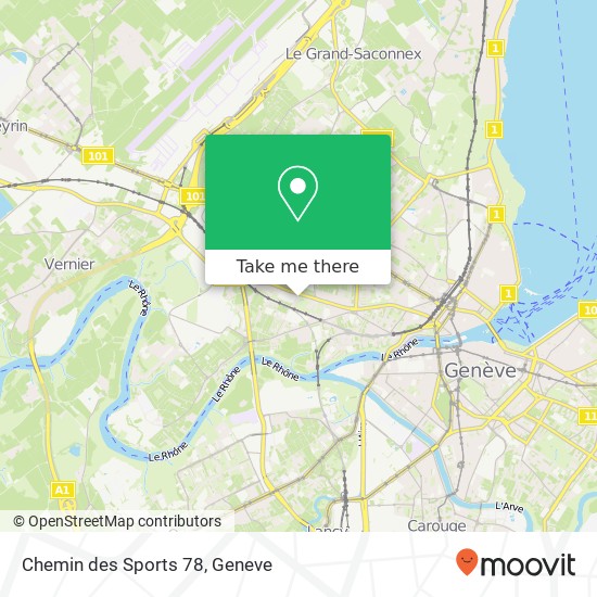 Chemin des Sports 78 map