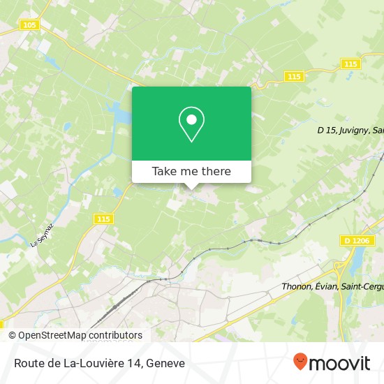Route de La-Louvière 14 map