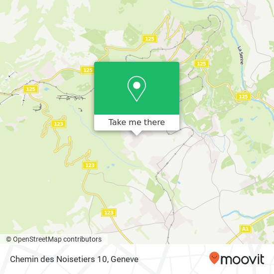Chemin des Noisetiers 10 map