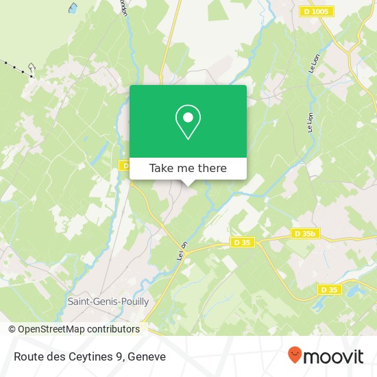 Route des Ceytines 9 Karte