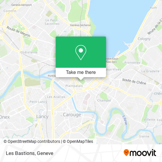Les Bastions map