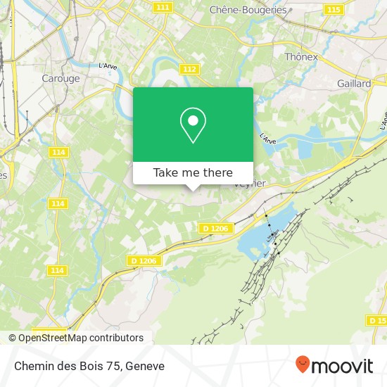 Chemin des Bois 75 map