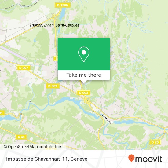 Impasse de Chavannais 11 map