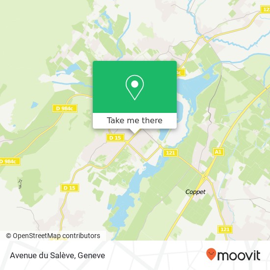 Avenue du Salève map