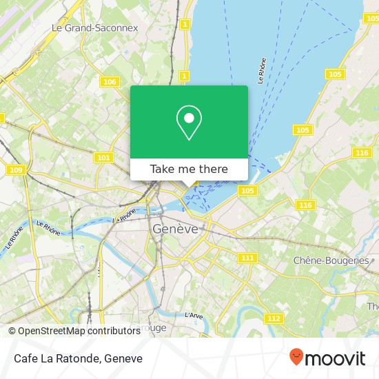Cafe La Ratonde map