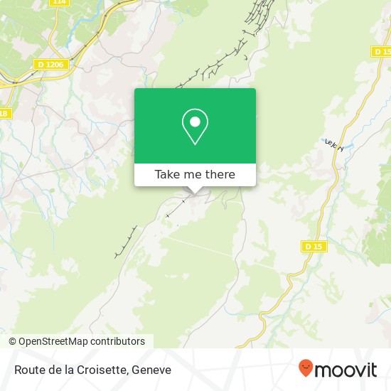Route de la Croisette map