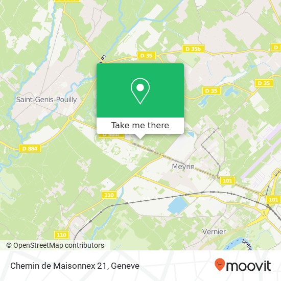 Chemin de Maisonnex 21 map