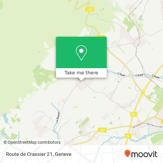 Route de Crassier 21 map