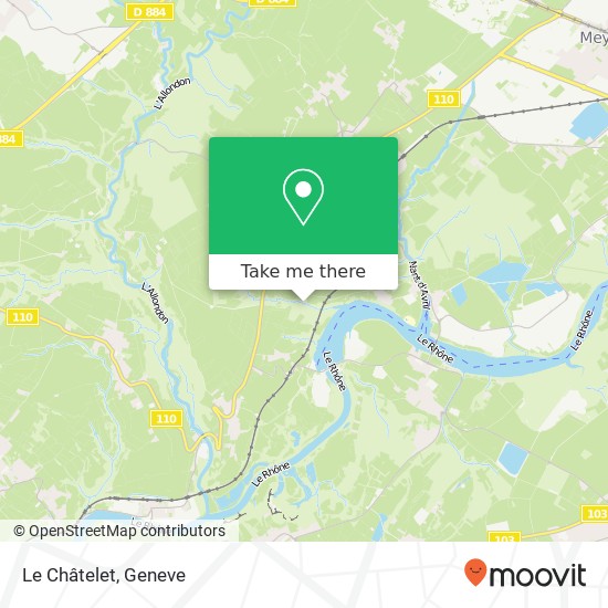 Le Châtelet map