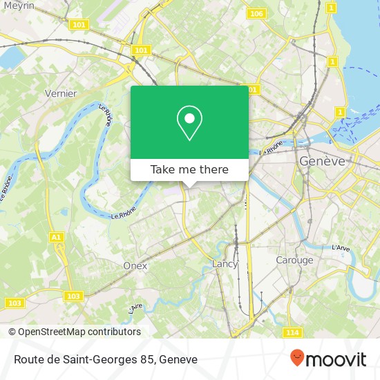Route de Saint-Georges 85 map