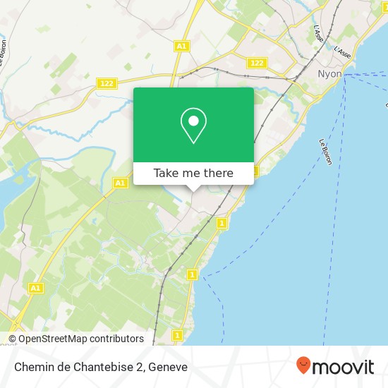 Chemin de Chantebise 2 map