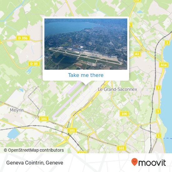 Geneva Cointrin map