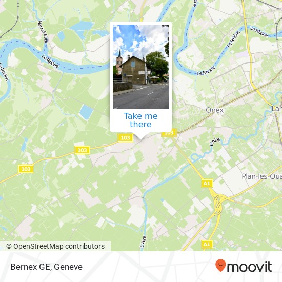 Bernex GE Karte