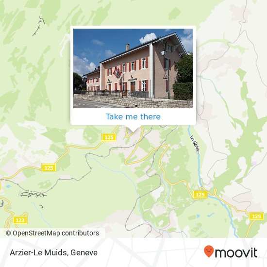 Arzier-Le Muids map