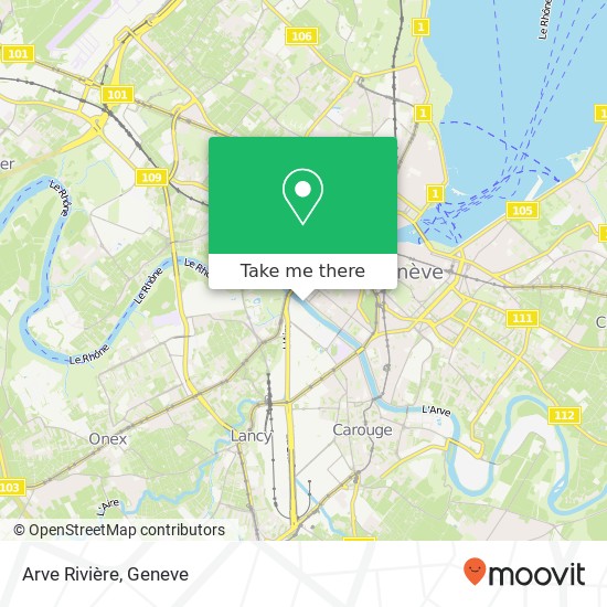 Arve Rivière map