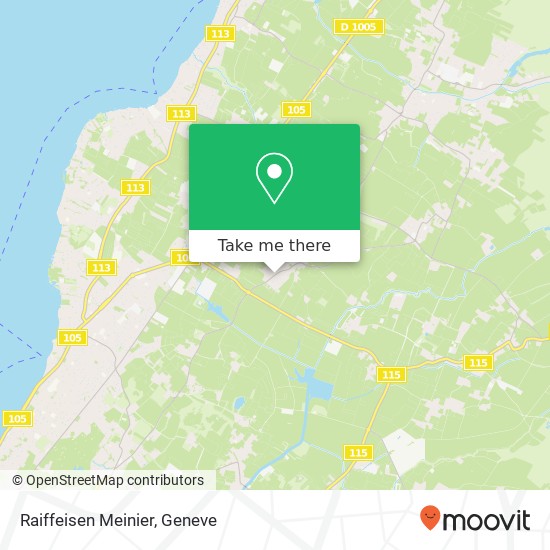 Raiffeisen Meinier map